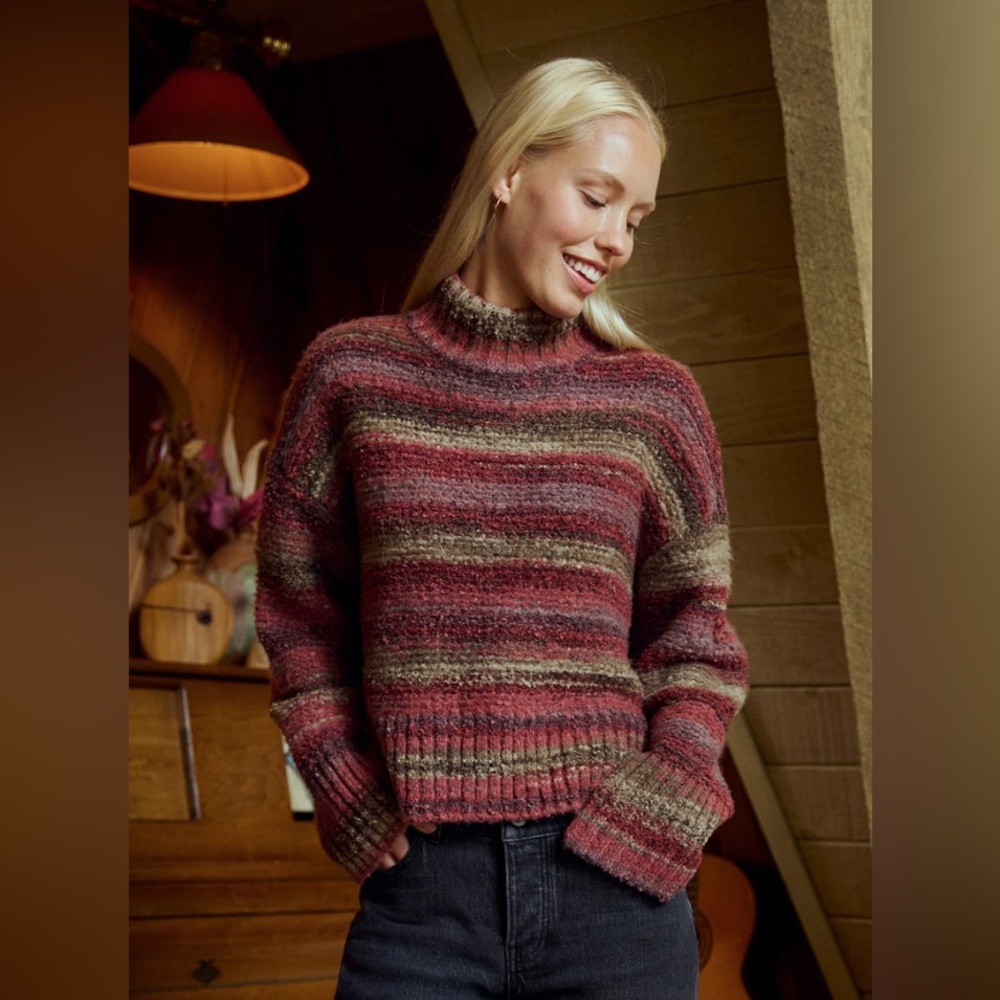 prAna NWT Unbounded Mock Neck Pullover Sweater - Picture 2 of 9